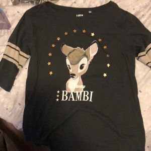 UNIQLO x Disney Bambi 1/4 shirt